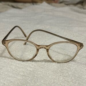Oliver Peoples blush pink frame